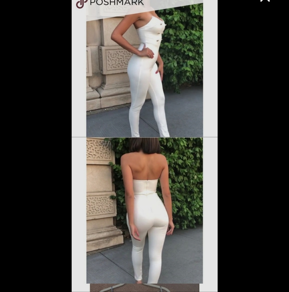 Elegant Cream Jumpsuit